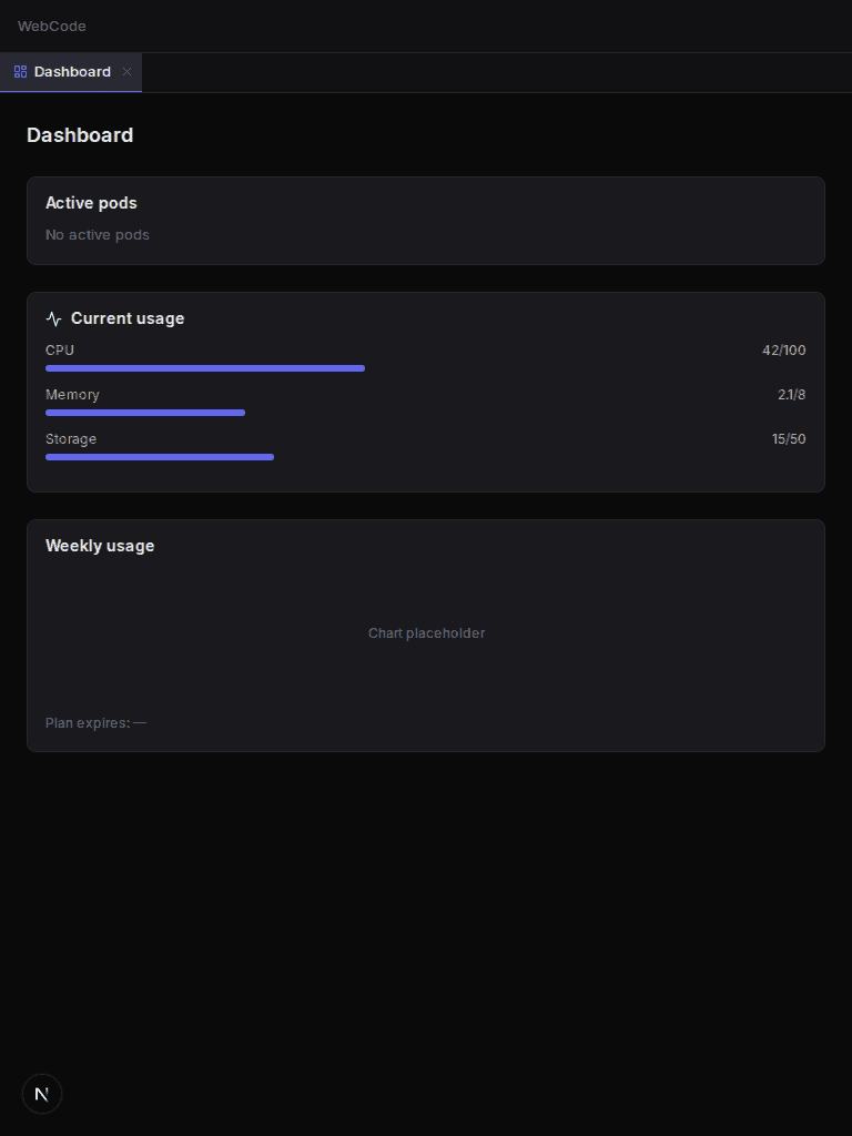 webcode screenshot