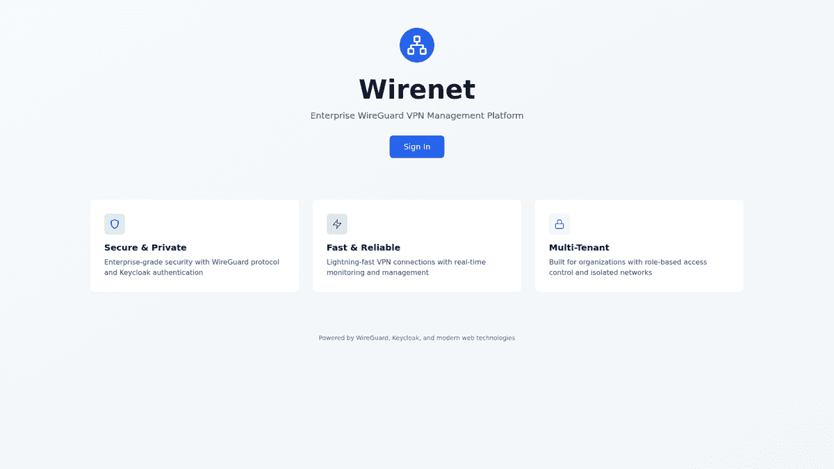 wirenet screenshot